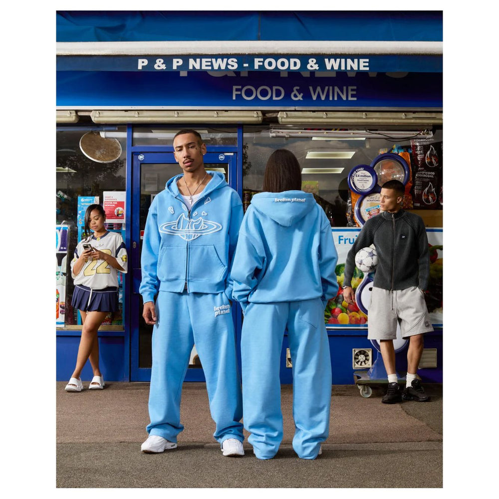 
                  
                    Broken Planet Light Blue Zip Up Tracksuit
                  
                