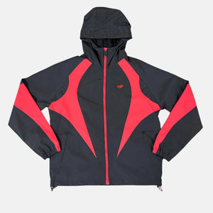 
                  
                    Syna Logo Vortex Woven Jacket - Black/Red
                  
                