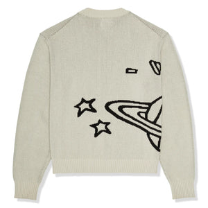 
                  
                    Broken Planet Bone White Planet Knit Sweatshirt
                  
                