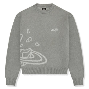 
                  
                    Broken Planet Heather Grey Planet Knit Sweatshirt
                  
                