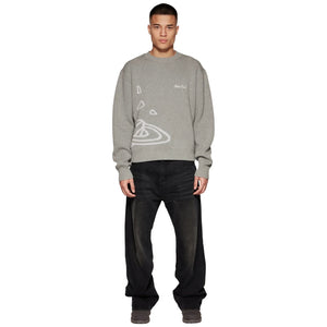 
                  
                    Broken Planet Heather Grey Planet Knit Sweatshirt
                  
                