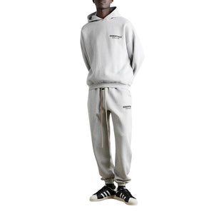 
                  
                    Fear Of God Essentials Light Heather Grey Tracksuit (FW24)
                  
                