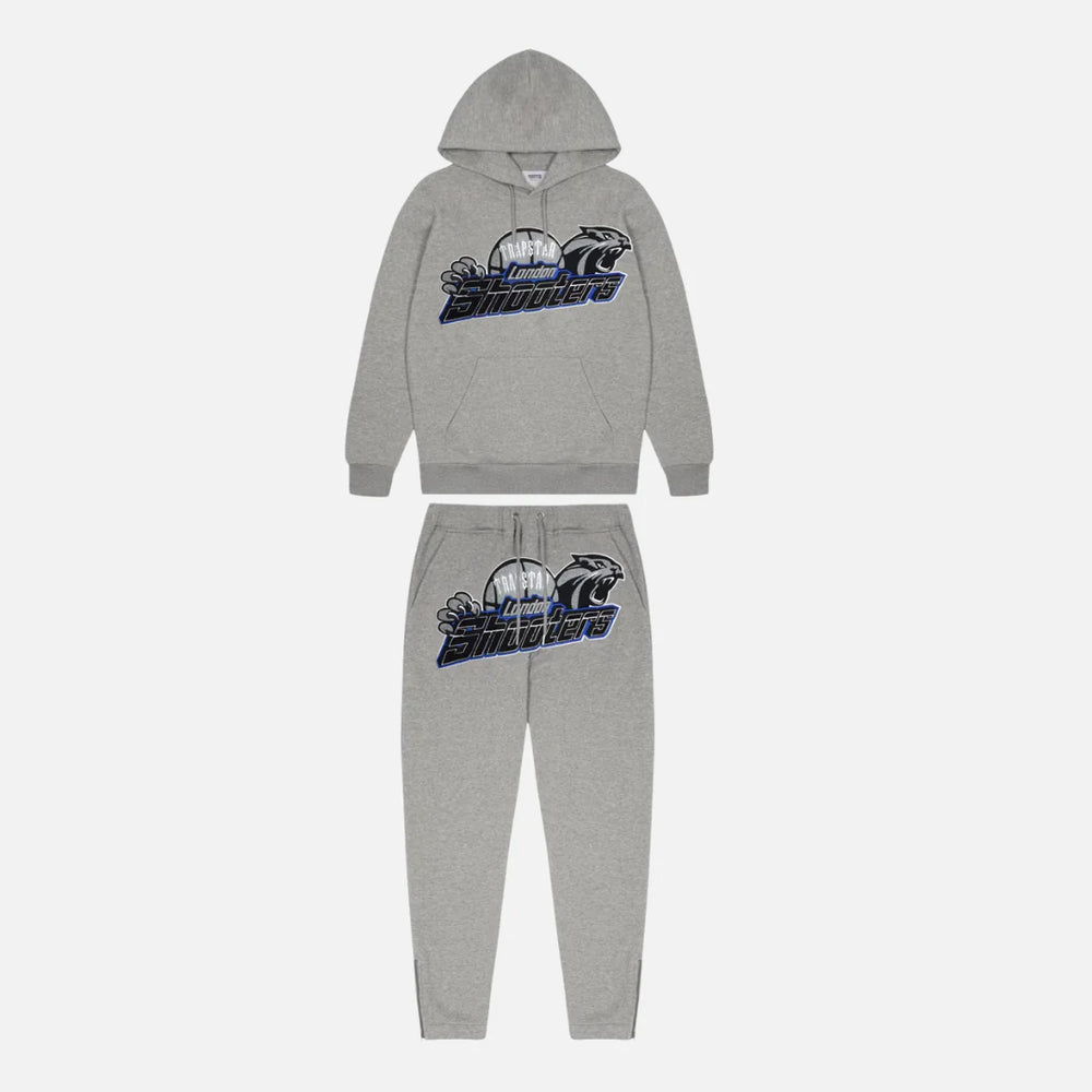 Trapstar London Shooters Hooded Tracksuit 2.0 - Grey/Blue