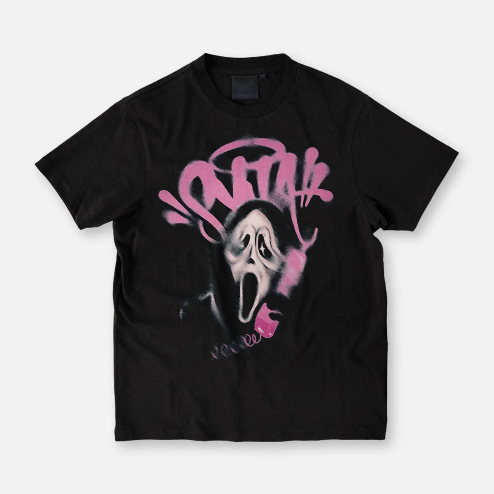 Syna World Syna Scream T-Shirt - Black/Pink