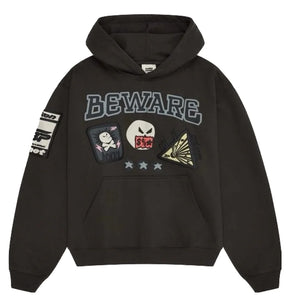 
                  
                    Broken Planet Beware Hoodie - Soot Black
                  
                