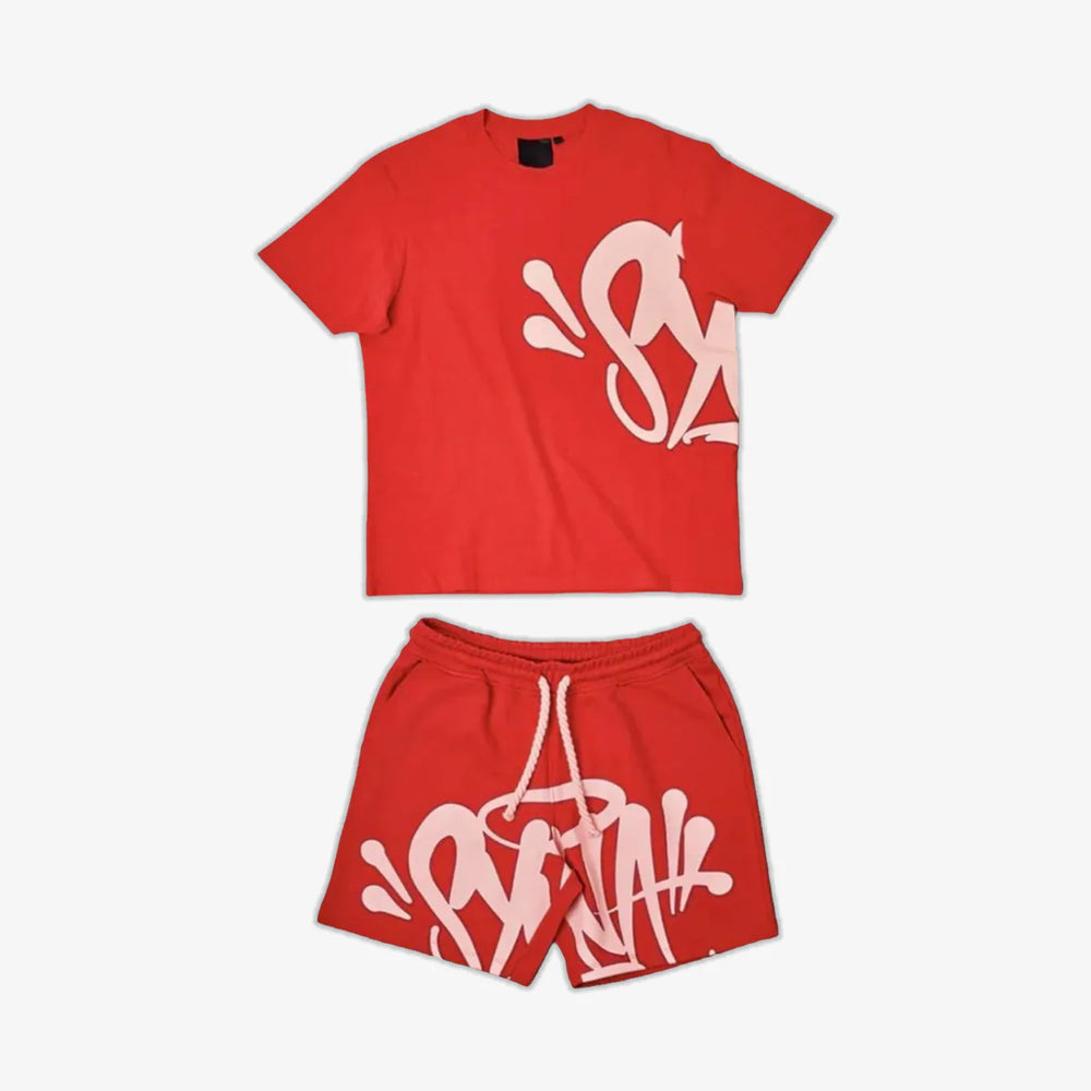 Syna World Short & T-Shirt Set - Red