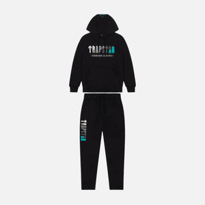 Trapstar Chenille Decoded Hoodie Tracksuit Black/Red Men's - FW22 - US