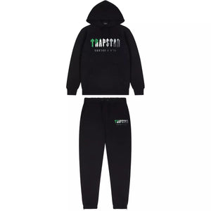 
                  
                    Trapstar Chenille Decoded Hooded Tracksuit - Black/Green Bee AW22 Edition
                  
                