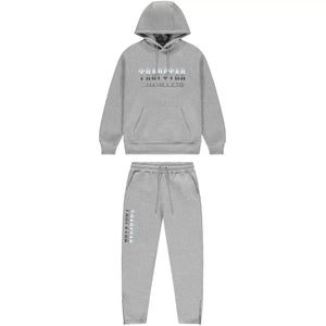 
                  
                    Trapstar Chenille Decoded 2.0 Hoodie Tracksuit - Grey/Ice Blue
                  
                