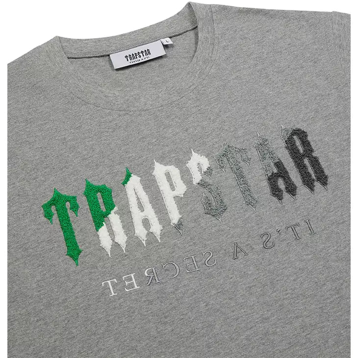 
                  
                    Trapstar Chenille Decoded Short Set - Grey/Green
                  
                