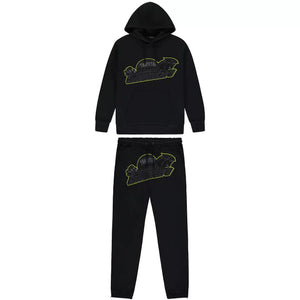 
                  
                    Trapstar Shooters Hoodie Tracksuit - Black/Lime
                  
                