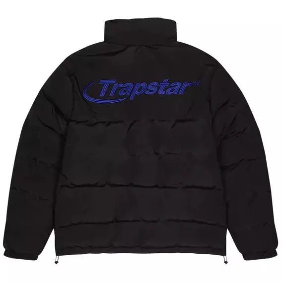 Trapstar Hyperdrive Puffer Jacket Black/Blue