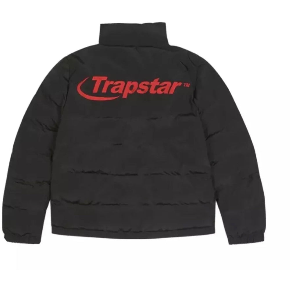 Trapstar Hyperdrive Puffer Jacket Black Red